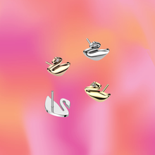 Load image into Gallery viewer, Glam Swan Flat Back Stud