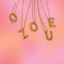 Load image into Gallery viewer, Balloon Letter Necklace-Stainless Steel
