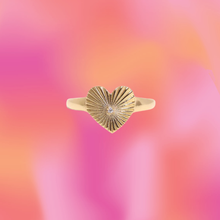 Load image into Gallery viewer, Starburst Heart Ring
