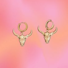 Load image into Gallery viewer, Titanium Longhorn Charm