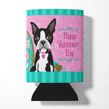 Load image into Gallery viewer, Happy Valentine's Day Boston Terrier Can or Bottle Hugger VHA3001CC