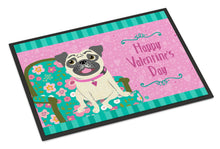 Load image into Gallery viewer, Happy Valentine's Day Pug Doormat - 24x36 Decorative Floor Mat – Indoor/Outdoor Rug with Artistic Flair VHA3002JMAT