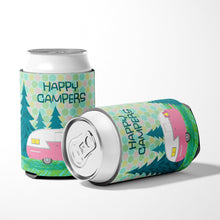 Load image into Gallery viewer, Happy Campers Glamping Trailer Can or Bottle Hugger VHA3004CC