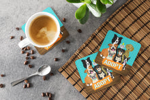 Load image into Gallery viewer, Adopt Pets Adoption Coasters - Set of 4 Lightweight Foam, Absorbent Drink Coasters VHA3007FC