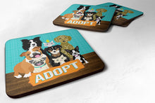Load image into Gallery viewer, Adopt Pets Adoption Coasters - Set of 4 Lightweight Foam, Absorbent Drink Coasters VHA3007FC