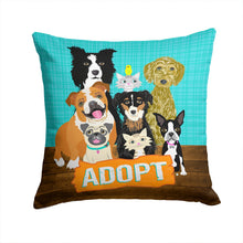 Load image into Gallery viewer, Adopt Pets Adoption Throw Pillow - 14x14 Decorative Pillow – Art for Your Home &amp; Patio VHA3007PW1414