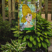 Load image into Gallery viewer, Bee Grateful Girl with Beehive Garden Flag - Outdoor Decorative Yard Flag VHA3008GF