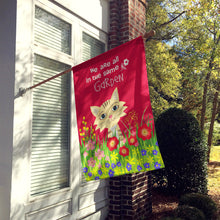 Load image into Gallery viewer, Garden Cat Flag Canvas House Size VHA3009CHF