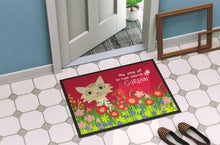 Load image into Gallery viewer, Garden Cat Doormat - 24x36 Decorative Floor Mat – Indoor/Outdoor Rug with Artistic Flair VHA3009JMAT