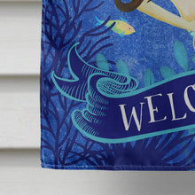 Load image into Gallery viewer, Welcome Mermaid Flag Canvas House Size VHA3010CHF