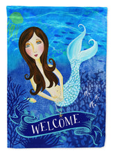 Load image into Gallery viewer, Welcome Mermaid Flag Canvas House Size VHA3010CHF