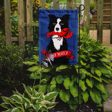 Load image into Gallery viewer, Ahoy Matey Nautical Border Collie Garden Flag - Outdoor Decorative Yard Flag VHA3011GF