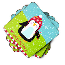 Load image into Gallery viewer, Merry Christmas Happy Penguin Foam Coaster  VHA3015FC
