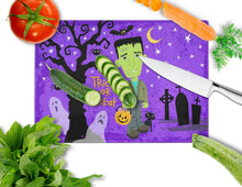 Load image into Gallery viewer, Halloween Frankie Frankenstein Glass Cutting Boards – Durable, Decorative Kitchen Art Large VHA3021LCB