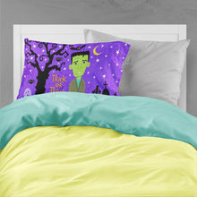 Load image into Gallery viewer, Halloween Frankie Frankenstein Fabric Standard Pillowcase – Artistic Decorative Front, White Back VHA3021PILLOWCASE