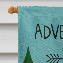 Load image into Gallery viewer, Airstream Camper Adventure Awaits Flag Canvas House Size VHA3022CHF