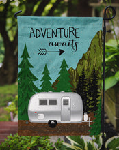 Load image into Gallery viewer, Airstream Camper Adventure Awaits Garden Flag - Outdoor Decorative Yard Flag VHA3022GF