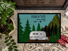 Load image into Gallery viewer, Airstream Camper Adventure Awaits Doormat - 18x27 Decorative Floor Mat – Indoor/Outdoor Rug with Artistic Flair VHA3022MAT
