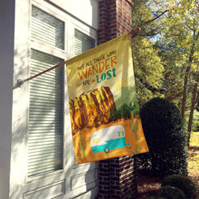 Load image into Gallery viewer, Retro Camper Camping Wander Flag Canvas House Size VHA3025CHF