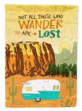 Load image into Gallery viewer, Retro Camper Camping Wander Flag Canvas House Size VHA3025CHF