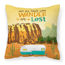 Load image into Gallery viewer, Retro Camper Camping Wander Fabric Decorative Pillow VHA3025PW1818