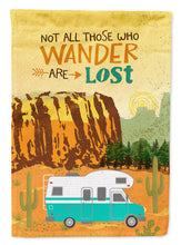 Load image into Gallery viewer, RV Camper Camping Wander Flag Canvas House Size VHA3027CHF