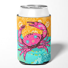 Load image into Gallery viewer, Coastal Pink Crab Can or Bottle Hugger VHA3028CC