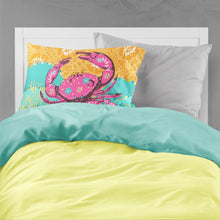 Load image into Gallery viewer, Coastal Pink Crab  Standard Pillowcase – Artistic Decorative Front, White Back VHA3028PILLOWCASE