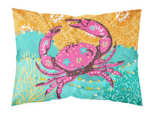 Load image into Gallery viewer, Coastal Pink Crab  Standard Pillowcase – Artistic Decorative Front, White Back VHA3028PILLOWCASE