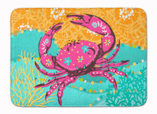 Load image into Gallery viewer, Coastal Pink Crab Machine Washable Memory Foam Mat VHA3028RUG