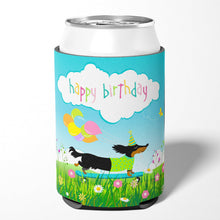 Load image into Gallery viewer, Happy Birthday Dachshund Can or Bottle Hugger VHA3029CC