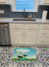 Load image into Gallery viewer, Happy Birthday Dachshund Machine Washable Memory Foam Mat VHA3029RUG
