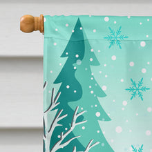 Load image into Gallery viewer, Merry Christmas Dachshund Flag Canvas House Size VHA3030CHF