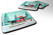 Load image into Gallery viewer, Merry Christmas Dachshund Foam Coaster  VHA3030FC