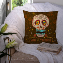 Load image into Gallery viewer, Day of the Dead Throw Pillow - 14x14 Decorative Pillow – Art for Your Home &amp; Patio VHA3031PW1414