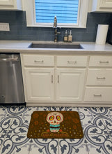 Load image into Gallery viewer, Day of the Dead Machine Washable Memory Foam Mat VHA3031RUG