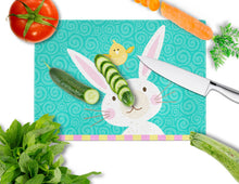 Load image into Gallery viewer, Happy Easter Rabbit Glass Cutting Boards – Durable, Decorative Kitchen Art Large VHA3032LCB