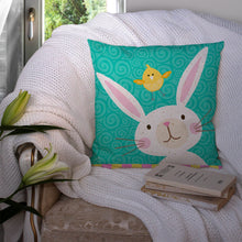 Load image into Gallery viewer, Happy Easter Rabbit Throw Pillow - 14x14 Decorative Pillow – Art for Your Home &amp; Patio VHA3032PW1414