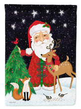 Load image into Gallery viewer, Santa Claus Christmas Flag Canvas House Size VHA3033CHF