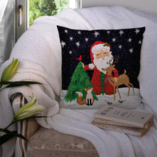 Load image into Gallery viewer, Santa Claus Christmas Throw Pillow - 14x14 Decorative Pillow – Art for Your Home &amp; Patio VHA3033PW1414