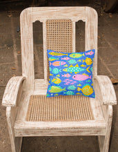 Load image into Gallery viewer, Little Colorful Fishes Fabric Decorative Pillow VHA3034PW1818