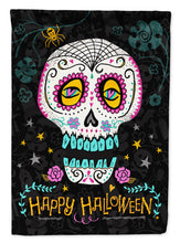 Load image into Gallery viewer, Happy Halloween Day of the Dead Flag Canvas House Size VHA3035CHF