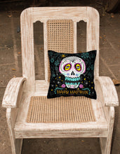 Load image into Gallery viewer, Happy Halloween Day of the Dead Fabric Decorative Pillow VHA3035PW1818