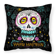 Load image into Gallery viewer, Happy Halloween Day of the Dead Fabric Decorative Pillow VHA3035PW1818