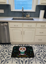 Load image into Gallery viewer, Happy Halloween Day of the Dead Machine Washable Memory Foam Mat VHA3035RUG