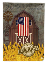 Load image into Gallery viewer, Patriotic Barn Land of America Flag Canvas House Size VHA3036CHF