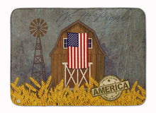 Load image into Gallery viewer, Patriotic Barn Land of America Machine Washable Memory Foam Mat VHA3036RUG
