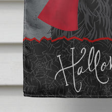 Load image into Gallery viewer, Halloween Vampire Scottie Flag Canvas House Size VHA3037CHF