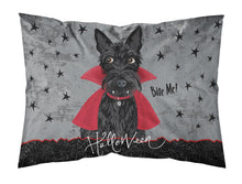 Load image into Gallery viewer, Halloween Vampire Scottie  Standard Pillowcase – Artistic Decorative Front, White Back VHA3037PILLOWCASE
