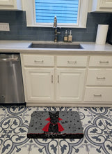 Load image into Gallery viewer, Halloween Vampire Scottie Machine Washable Memory Foam Mat